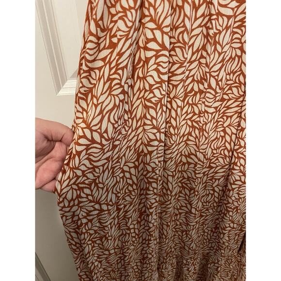 Made with Love Modest Maxi Midi Dress Size M Long Flowy Floral Boho Cottage Core - Picture 8 of 11